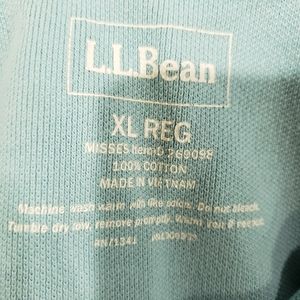 L.L. Bean Polo Shirt in Carolina Blue - Size XL